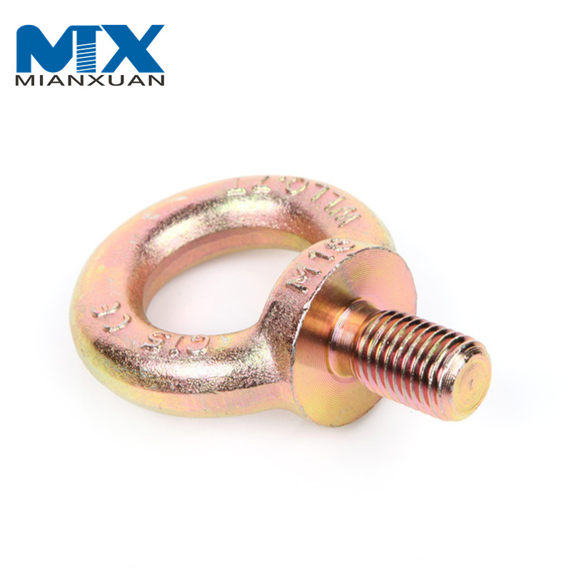 Hardware de aparejo de alta resistencia Perno de argolla de acero inoxidable DIN580
