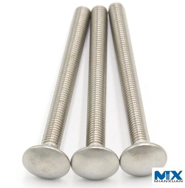 Pernos de carro de acero inoxidable/pernos de cuello cuadrado