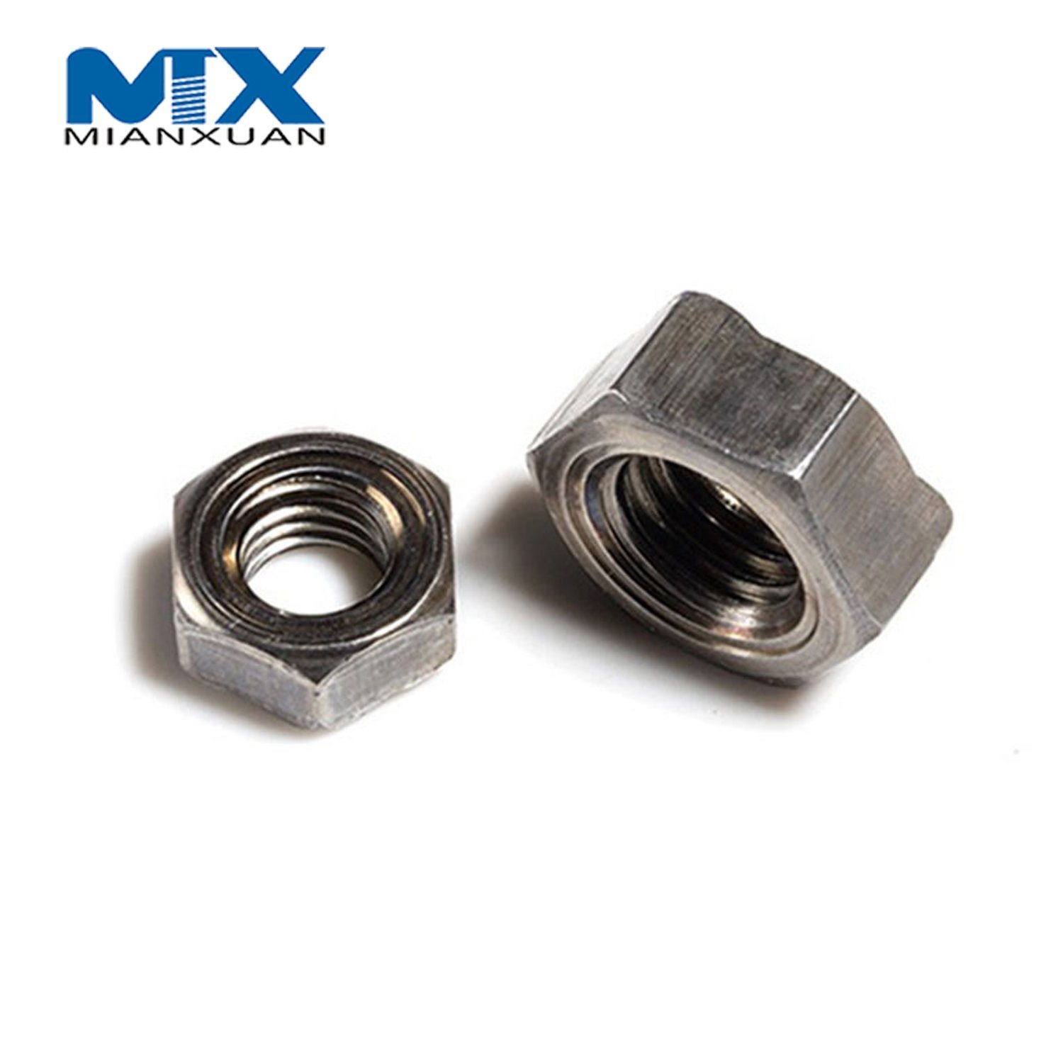 Llano estándar del negro del fabricante del acero de carbono de la nuez de la soldadura de la nuez de la soldadura del hex. DIN929