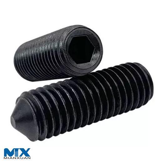 Tornillos de fijación hexagonales con punta cónica