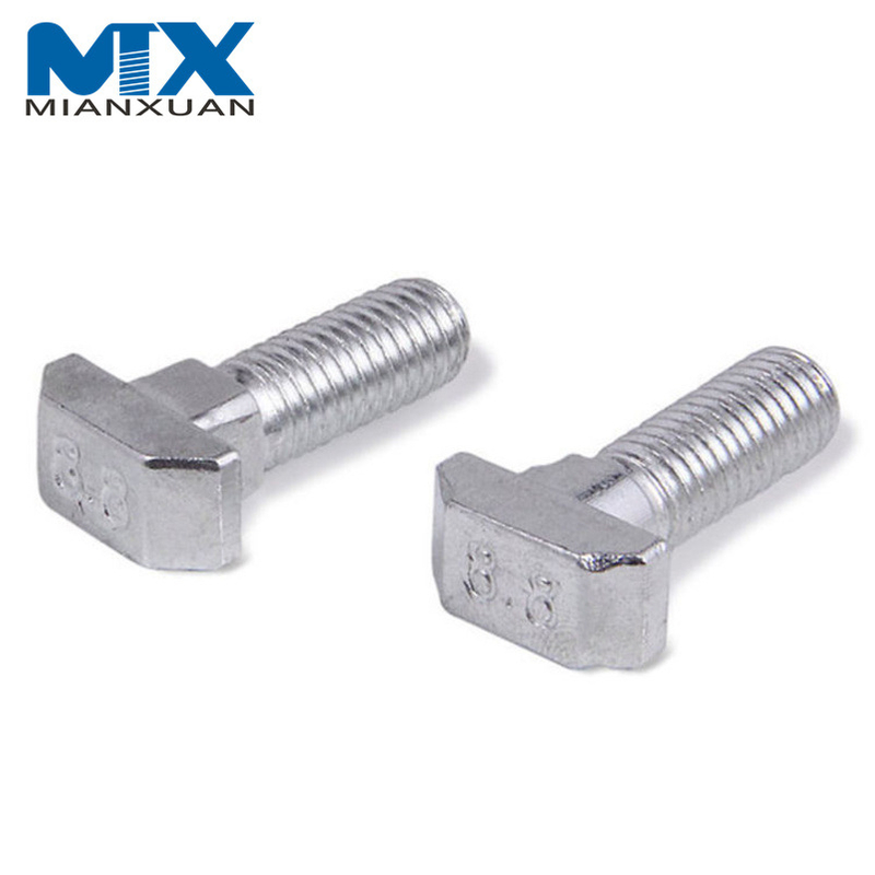M10 modificó el perno cuadrado DIN186 T de la cabeza de martillo del acero inoxidable para requisitos particulares 304 316