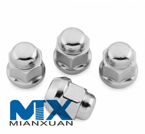 Uso de vehículos Tuercas de asiento plano Acero inoxidable