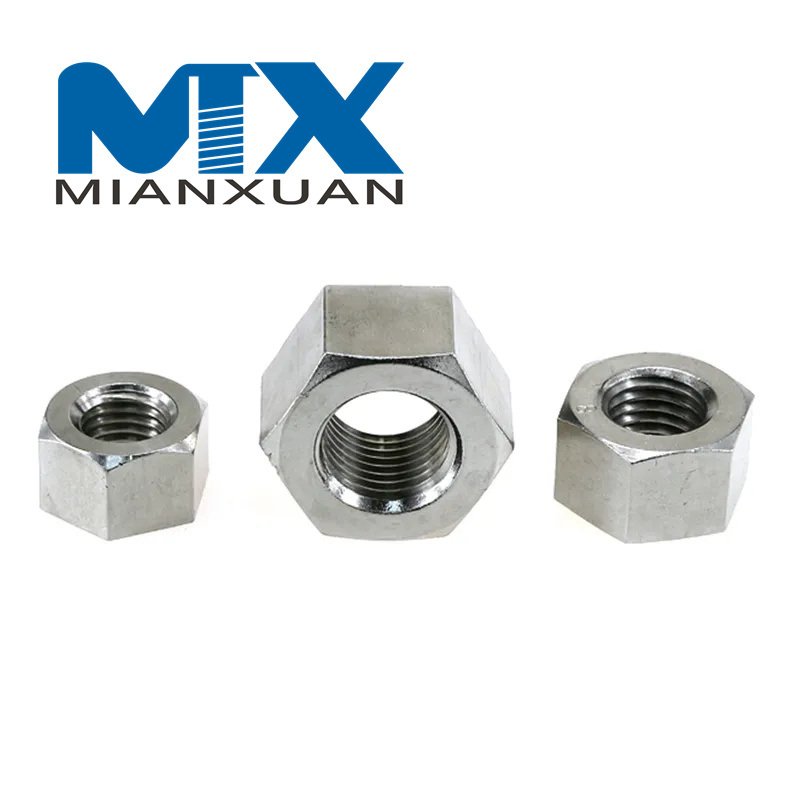 Tuerca hexagonal hexagonal ISO4032 de zinc negro de acero inoxidable al por mayor de fábrica