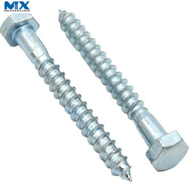 Tornillos de cabeza hexagonal para madera