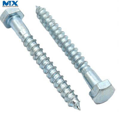 Tornillos de cabeza hexagonal para madera