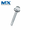 Tornillo autoperforante con cabeza de brida hexagonal de acero inoxidable