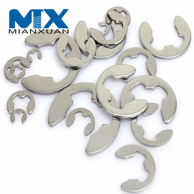 Anillos en E, clips en E para arandela de seguridad del eje