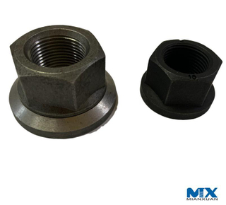 Tuercas esféricas hexagonales con brida para rueda