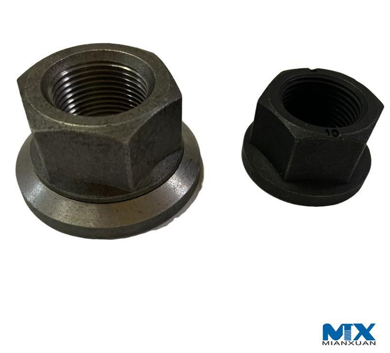 Tuercas esféricas hexagonales con brida para rueda