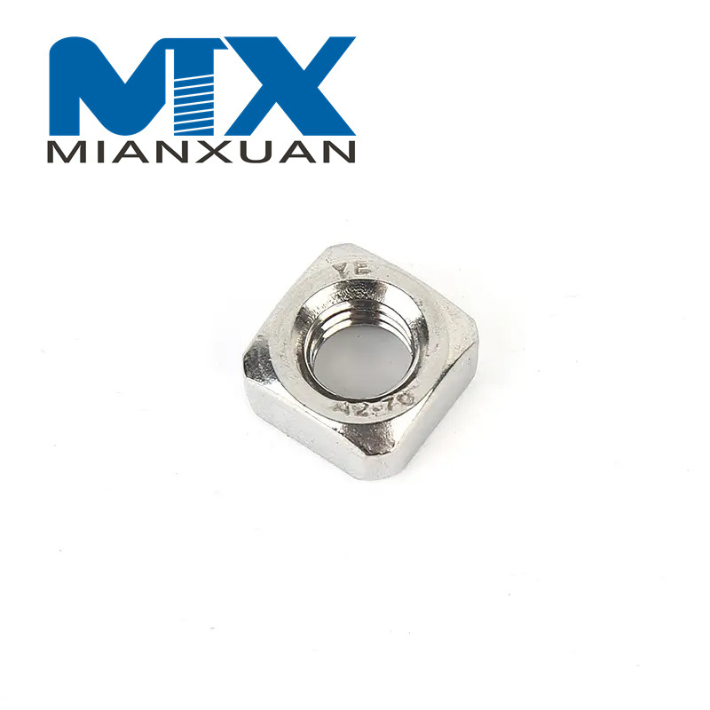 Tuerca cuadrada Acero Zinc Tamaño métrico M5 M6 M8 M10 DIN557