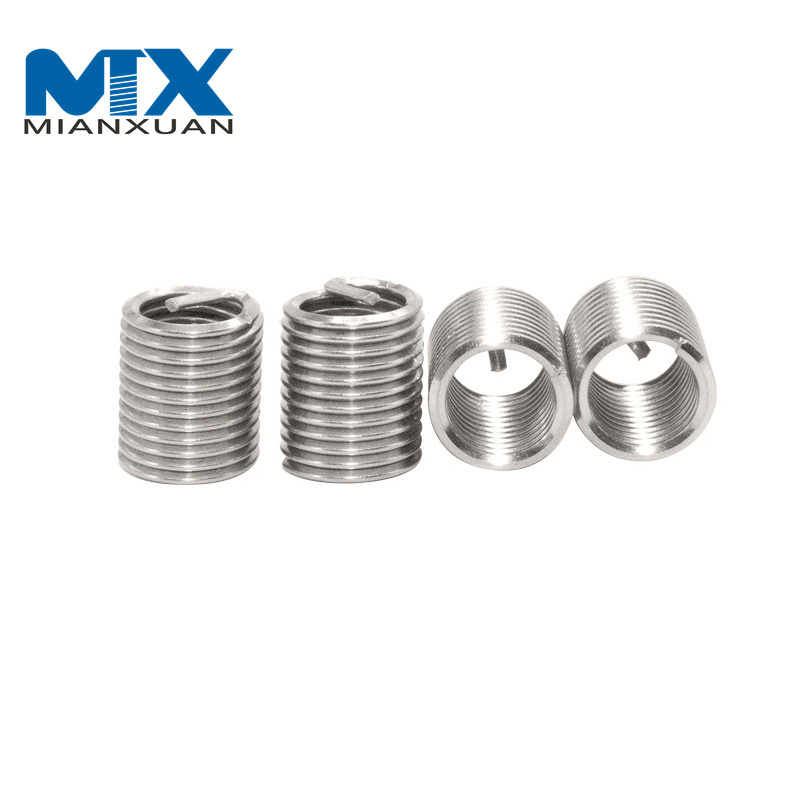 Kit surtido de insertos de hilo de alambre de bobina de acero inoxidable M3 * 0,5 * 2D DIN8140