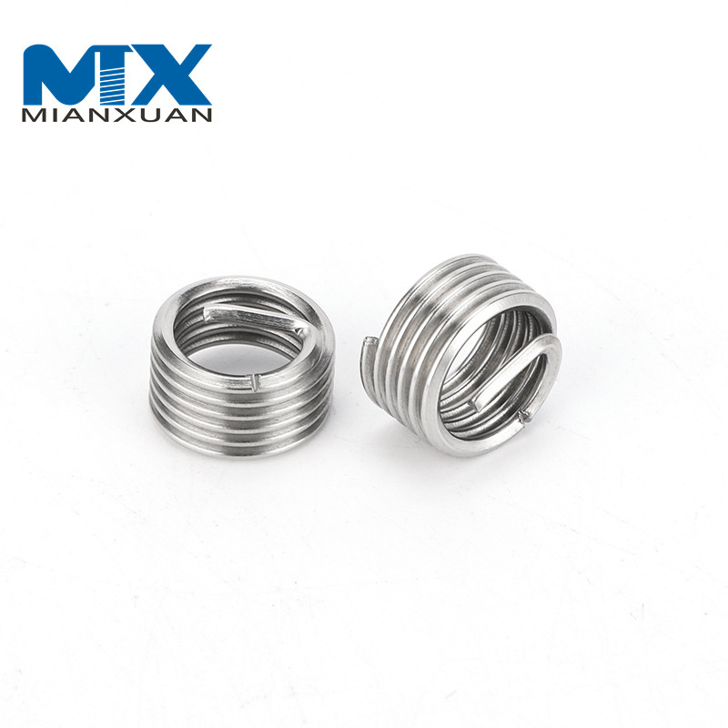 Kit surtido de insertos de hilo de alambre de bobina de acero inoxidable M3 * 0,5 * 2D DIN8140
