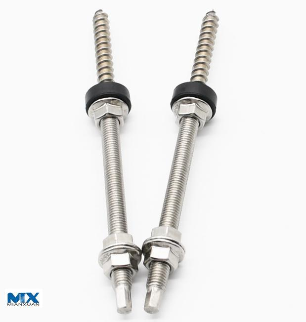 Tornillos de pasador de acero inoxidable para energía solar