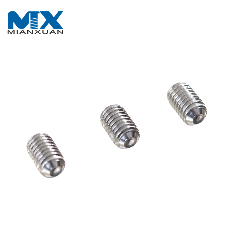 Tornillo sin cabeza del zócalo del hexágono del tornillo de los pernos del enchufe de la tapa del extremo del acero al carbono DIN916