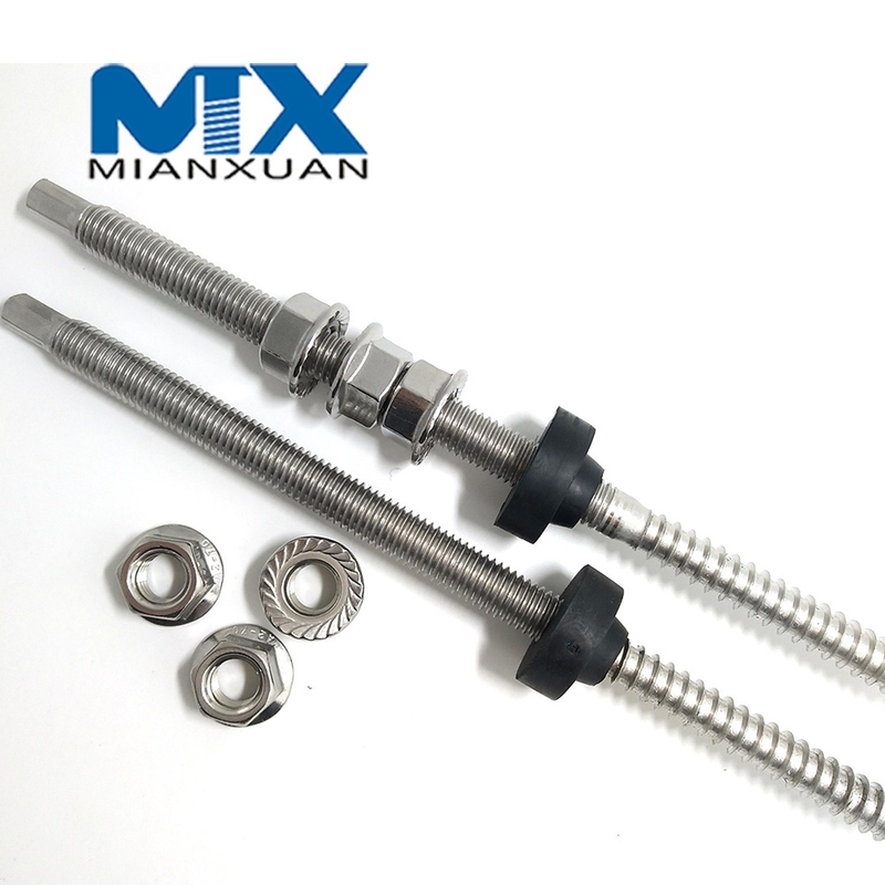 Perno de suspensión Rosca Tornillo de suspensión Acero inoxidable A2-70 Doble