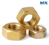 Tuercas hexagonales de latón para tuberías