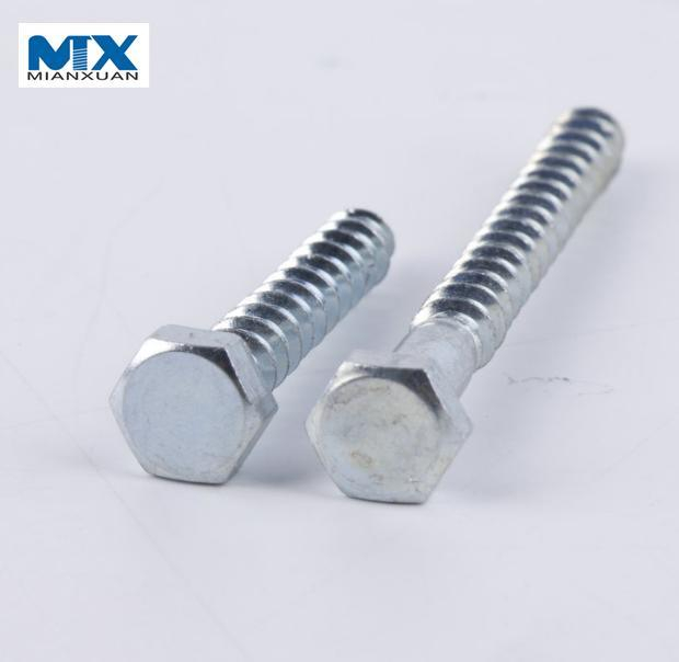 Tornillos autorroscantes de cabeza hexagonal de acero inoxidable
