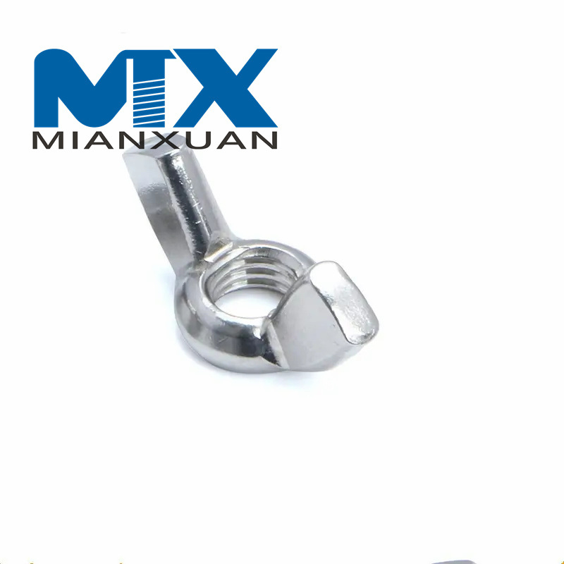 Tuerca de mariposa de acero inoxidable Tuerca de garra Tornillo manual