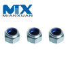 Tuerca hexagonal antideslizante de nailon autoblocante DIN985 de venta caliente