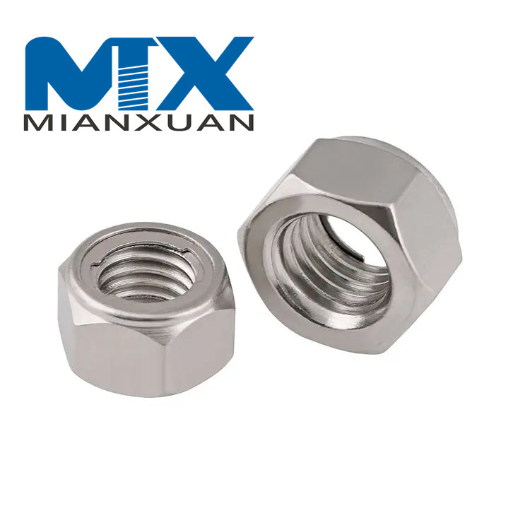 Tuerca Stover de acero inoxidable A2-70 DIN980V