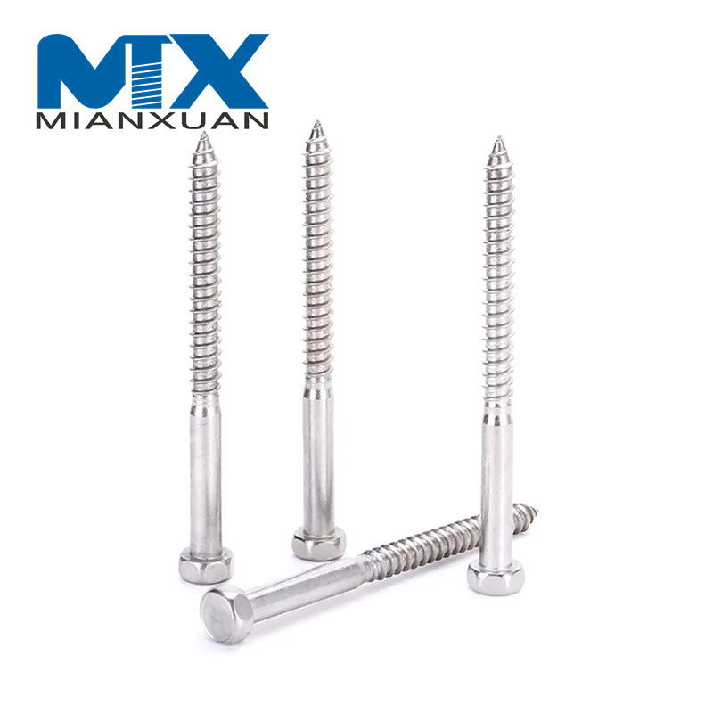 Tornillos de madera autorroscantes de cabeza plana ranurados Tornillo de rosca avellanado