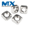 Tuerca hexagonal personalizada de alta calidad DIN557 Tuerca cuadrada de acero inoxidable 304