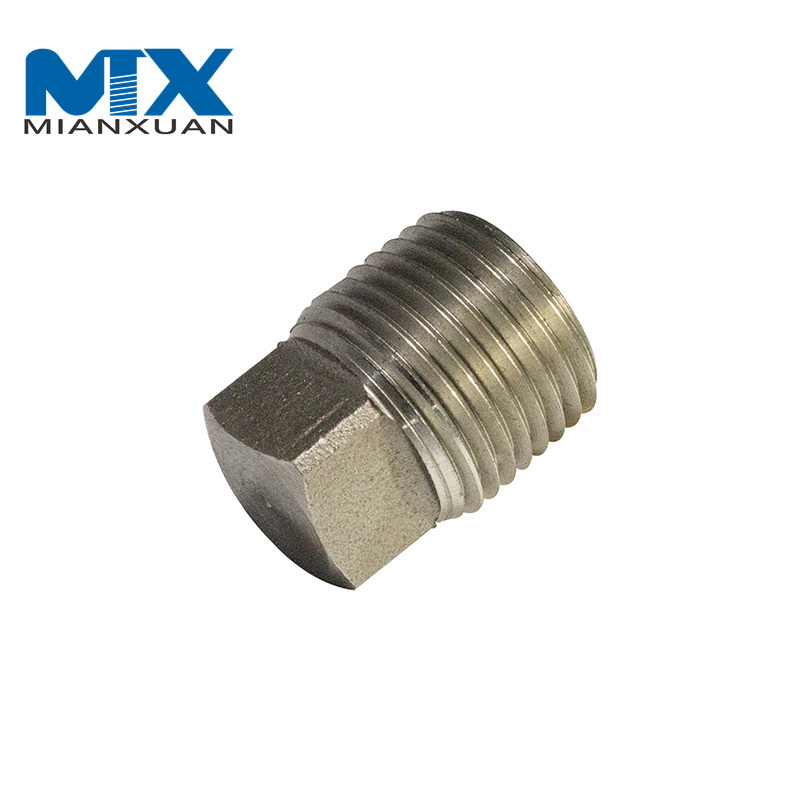 Tapones de tubo de cabeza hexagonal de rosca cónica DIN909 con alta calidad