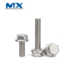Perno de cabeza hexagonal Ifi-111 de acero inoxidable con moleteado sin moleteado