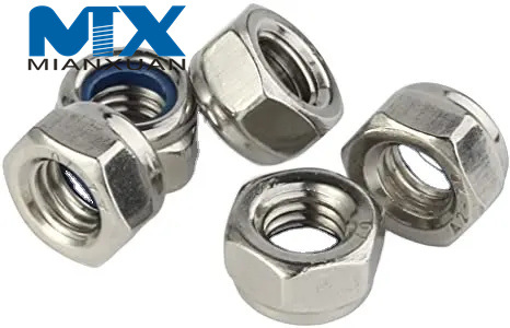 DIN982 Tipo de torsión predominante Tuercas hexagonales Tipo pesado con nailon