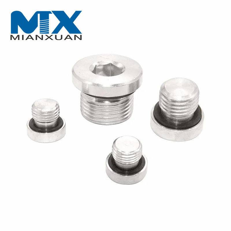 Tapón de inserción de brida con cabeza hueca hexagonal