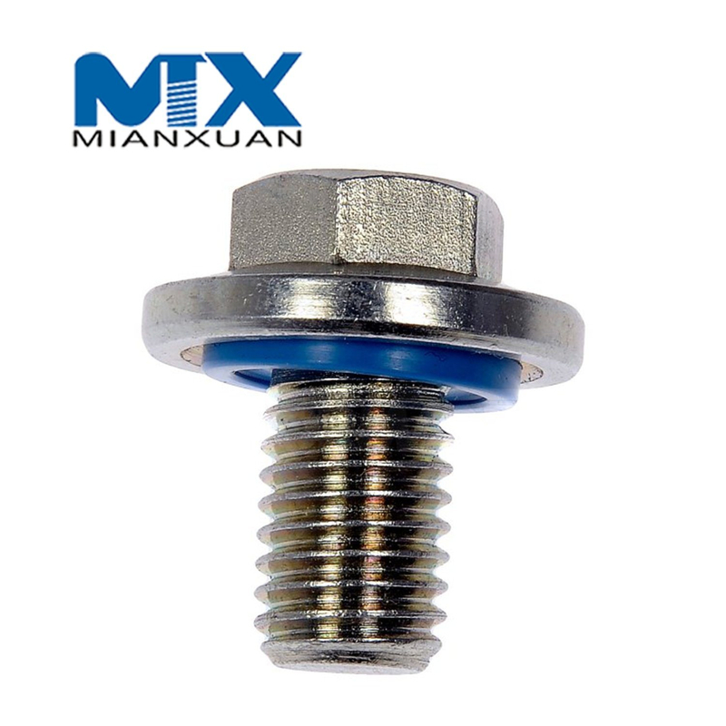 Aluminio magnético de encargo del tornillo de drenaje de aceite del tornillo de cárter de aceite de las piezas de adaptación automática