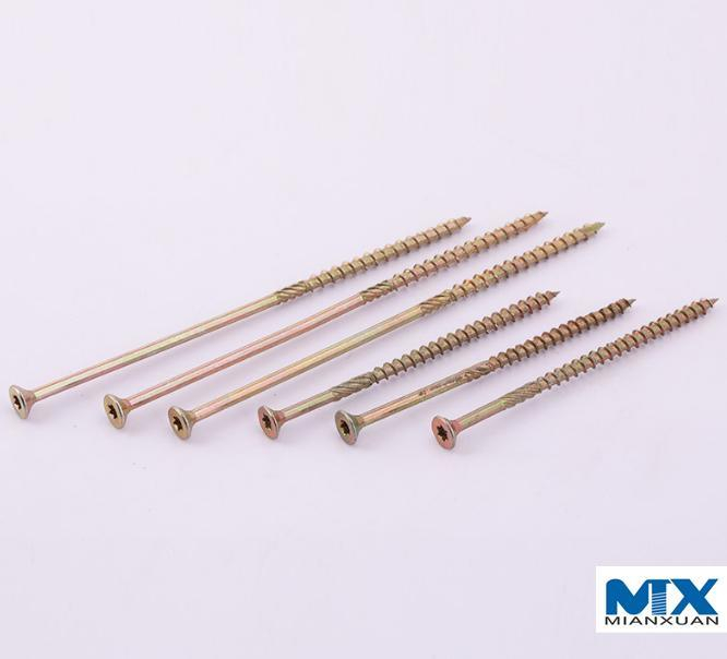 Tornillos largos para aglomerado Torx/pH con cabeza de oblea o cabeza avellanada