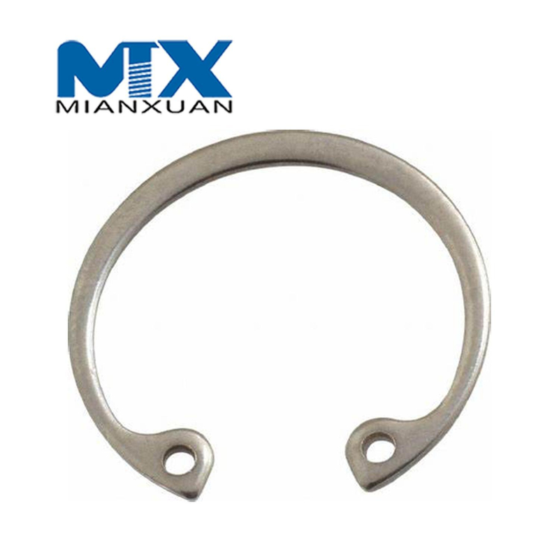 Anillo de retención de clip de acero inoxidable para sujetador DIN471 DIN472