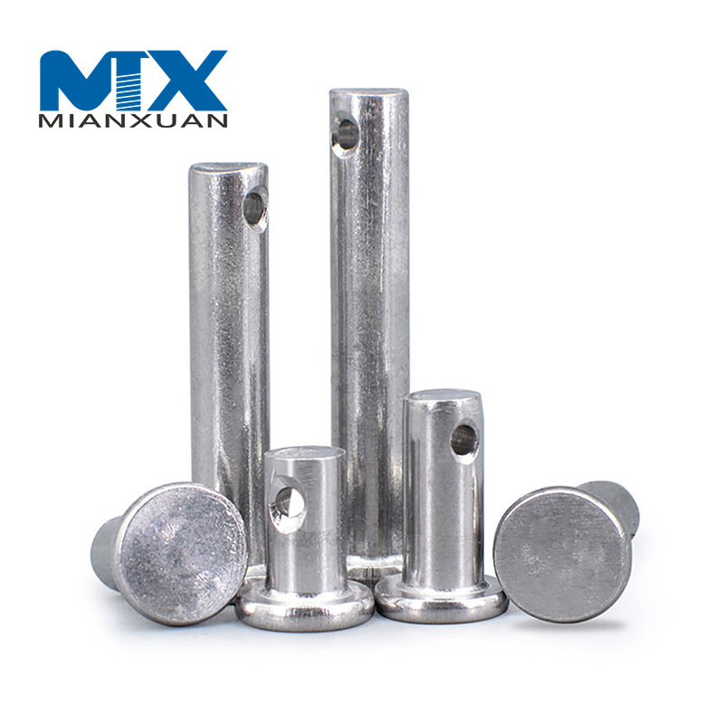DIN1444 Acero inoxidable 304 316 3 mm 4 mm 5 mm DIN1444 Pasador de horquilla con orificio