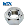 Acero al carbono 4 8 6 10 12 Tuerca hexagonal de acero dulce DIN934 Tuerca hexagonal M3 M4 M5 M6 M8 Galvanizado liso negro de zinc
