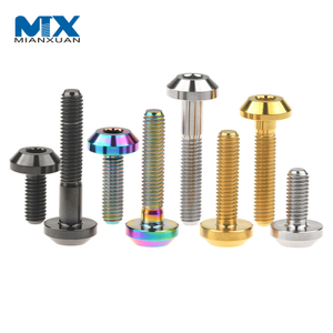 Tornillos de titanio de sujetadores de venta caliente personalizados de fábrica de China