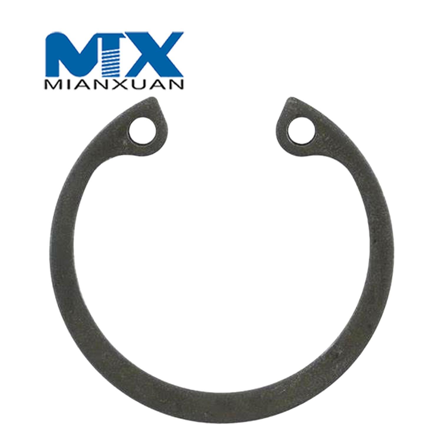 Anillo de retención de clip de resorte de acero inoxidable DIN471/472 para sujetador