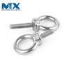 Perno de argolla de elevación DIN580 de acero inoxidable AISI304/316 DIN580