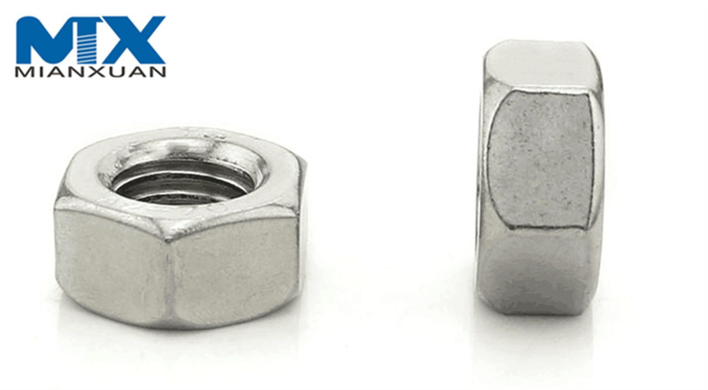 Tuercas hexagonales para construcción y muebles