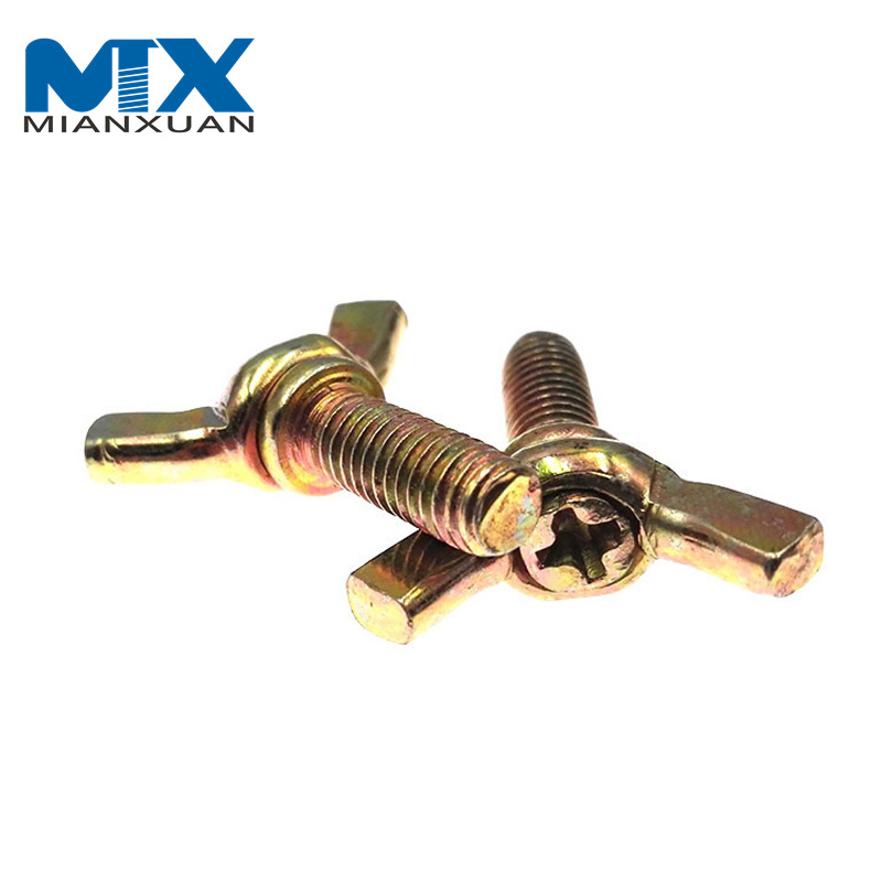 Tornillos de mariposa DIN316 de alta calidad al por mayor Tornillo de mariposa Tornillo de ala OEM DIN316