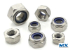 Tuercas hexagonales de par predominante con inserto no metálico