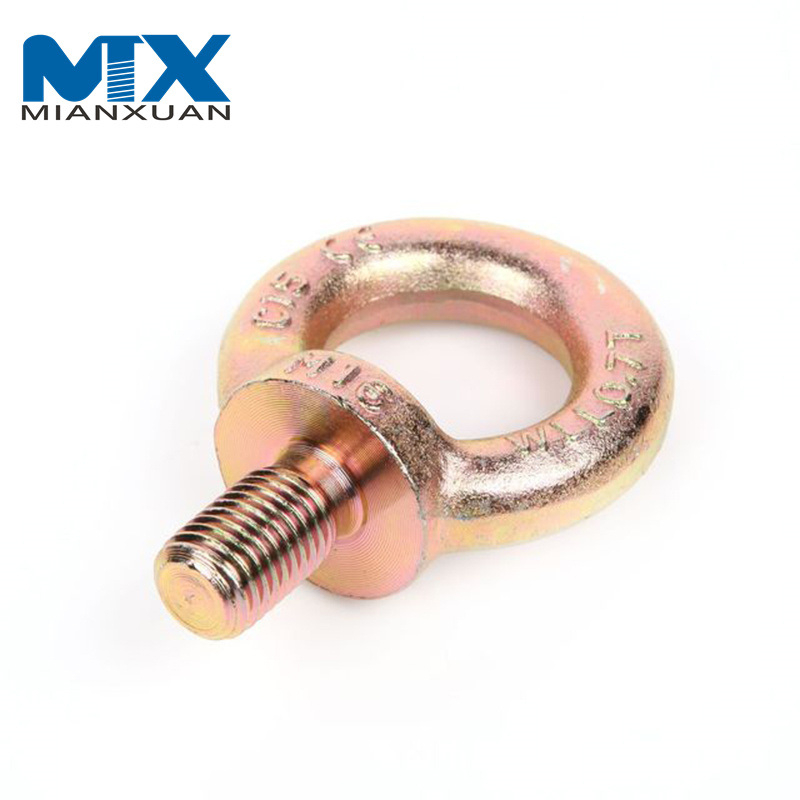 Hardware de aparejo de alta resistencia Perno de argolla de acero inoxidable DIN580