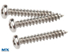 Tornillos de cabeza avellanada/avellanada de acero inoxidable Serie en pulgadas