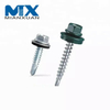 Tornillo autoperforante con cabeza de brida hexagonal de acero inoxidable
