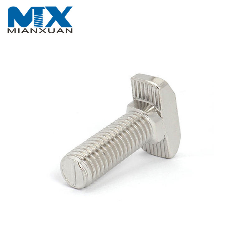 M10 modificó el perno cuadrado DIN186 T de la cabeza de martillo del acero inoxidable para requisitos particulares 304 316