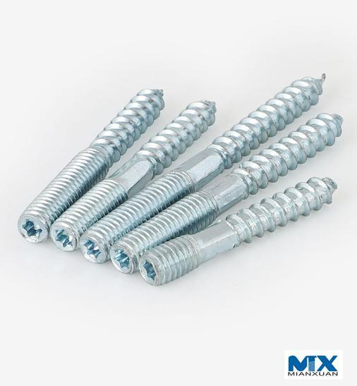 Pernos de suspensión Tornillos de pasador (rosca para máquina + rosca para madera)
