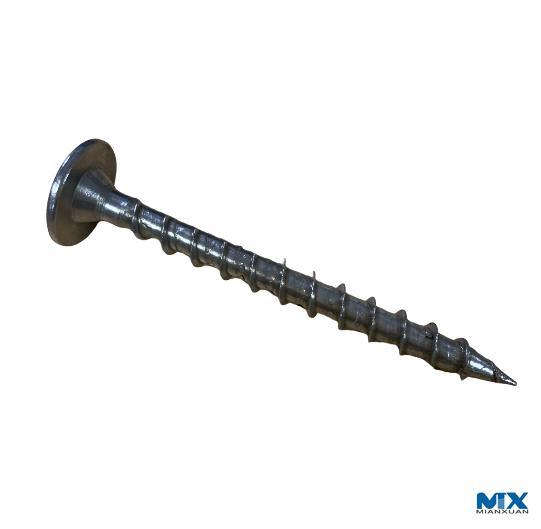 Tornillos para madera de acero inoxidable con cabeza de oblea para perfiles solares