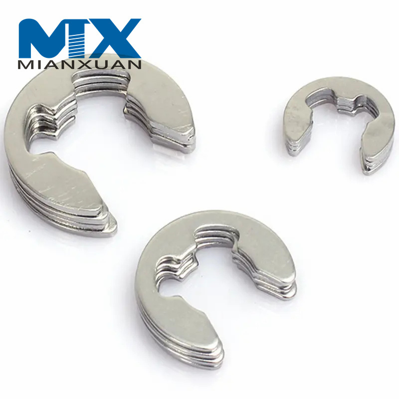 Anillos en E, clips en E para arandela de seguridad del eje