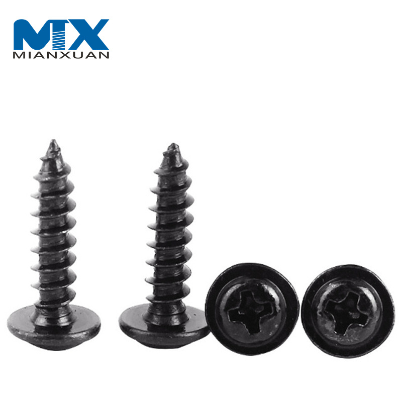 Suministro de fábrica, 3,5*25mm, C1022A, precio de fábrica, tornillo para paneles de yeso con cabeza de corneta negra Phillips