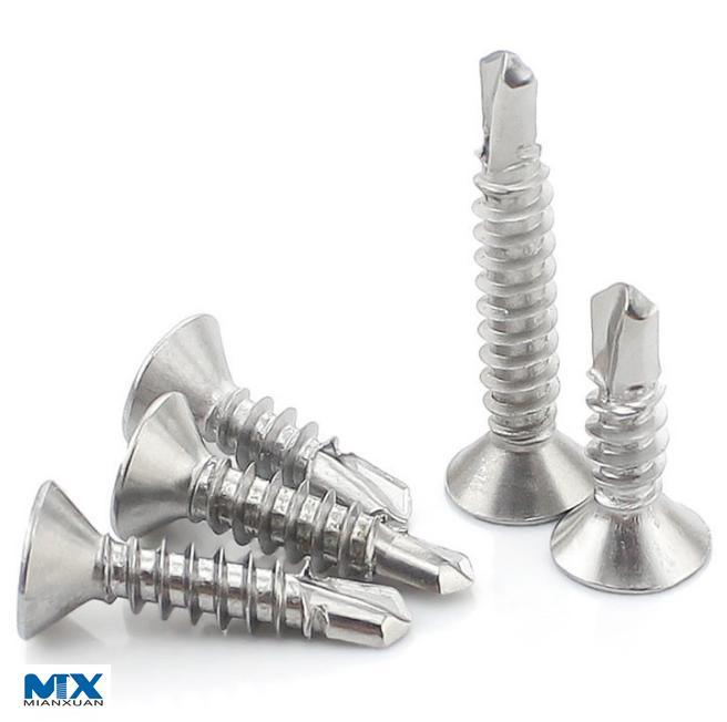 Tornillos perforadores de cabeza redonda empotrados de pH o rosca de tornillo roscador